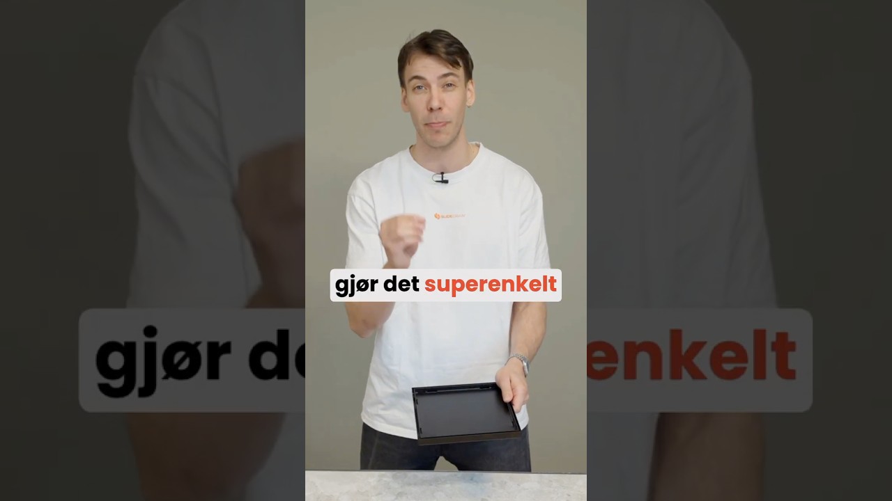 Flislegg hele baderomsgulvet med Slidedrain Tile Insert Slukrister