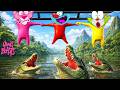 OGGY JACK AND PINKA PANTHER Vs Dangerous Alligator In GANG BEASTS! Mp3 Song