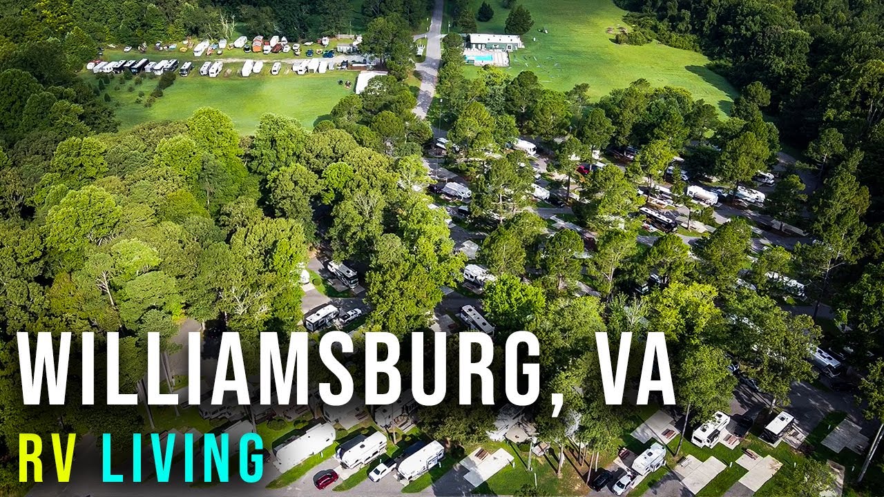 RV Living in Williamsburg, VA Campground American Heritage RV Park