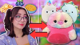 swapping diets with SQUISHMALLOWS for 24hrs + 800k GIVEAWAY