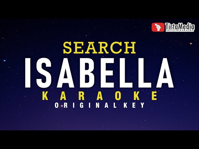 isabella - search (karaoke) class=