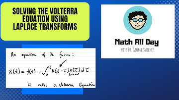 Solving the Volterra Equation using Laplace Transforms