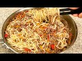 Dies ist ein so leckeres Spaghetti Rezept, dass Sie es lieben werden. Unglaublich gesunde Pasta