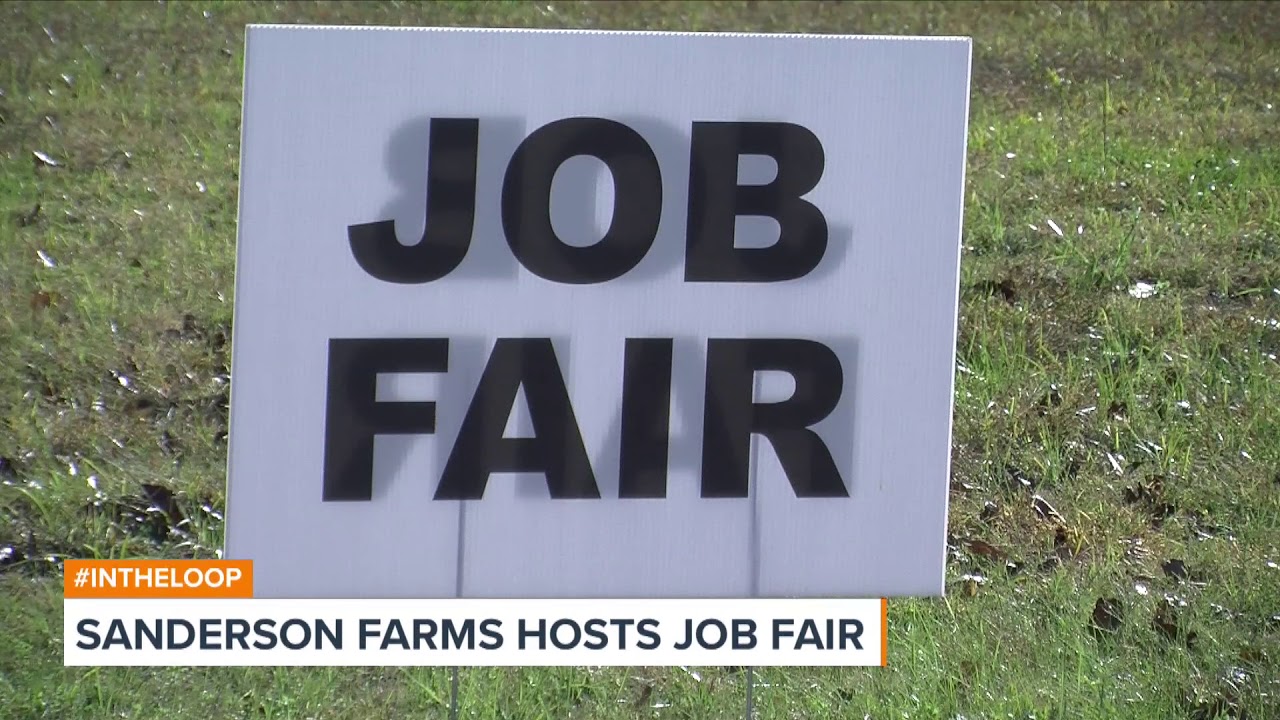 Sanderson Farms Hosting Job Fair at TJC Today Until 8pm YouTube