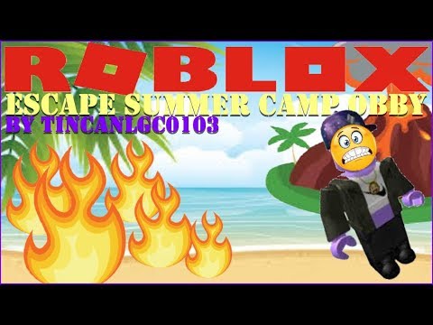 So Hot Roblox Escape Summer Camp Obby Youtube - roblox ripull mega games youtube