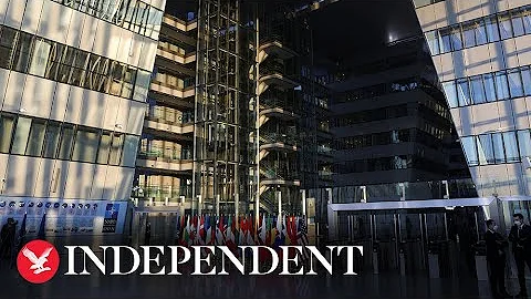 Live: Nato foreign ministers arrive for meeting on Ukraine