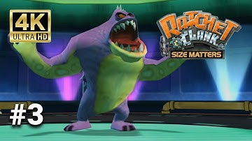 Ratchet & Clank: Size Matters Full Gameplay (PSP) / UHD 4k 2160p / 60 FPS / PART 3