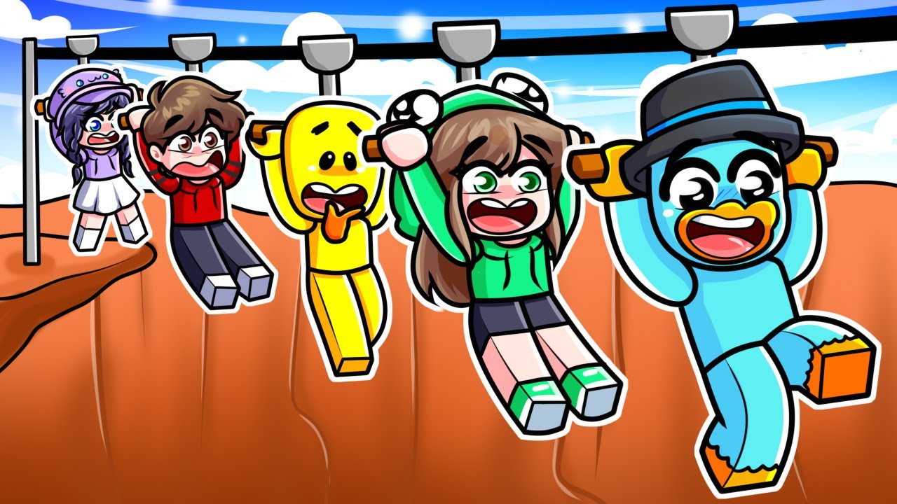 Turbo Baja por la TIROLINA MÁS MORTAL en Roblox con sus AMIGOS…