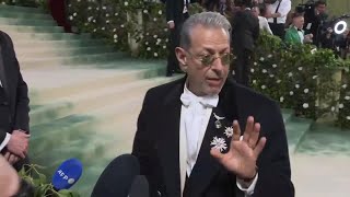 Jeff Goldblum, Lena Waithe, Thom Browne, Andrew Bolton relish Met Gala energy