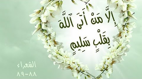 يوم لا ينفع مال ولا بنون للقارئ حمزة بوديب تلاوة خاشعة