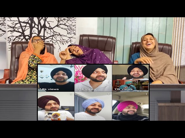 Deep Fateh Funny Video, Hass Hass Kamle Ho Gy 🤣🤣Punjabi Couple Funny video😂 Pal Girls Funny Reaction