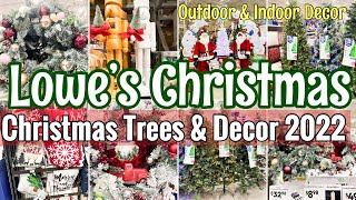 LOWE’S CHRISTMAS DECOR 2022 | CHRISTMAS TREES 2022 | CHRISTMAS WREATHS | CHRISTMAS SHOP WITH ME 2022