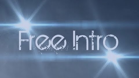 Download Intro Free and No Text (Blue Shockwave)