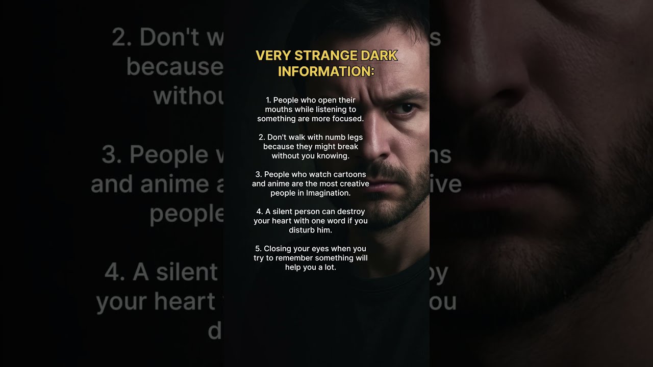 5 Strange Dark Psychology Facts You Ve Never Heard Before