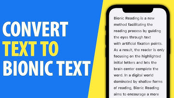 How to Convert Text to Bionic Text Reading | Bionic Text Converter 2025