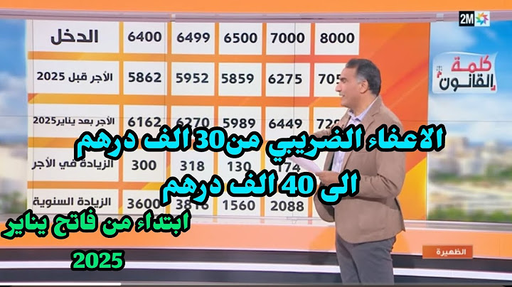 الحكومة تلتزم بتخفيض الضريبة على الدخل ابتداء من فاتح يناير 2025