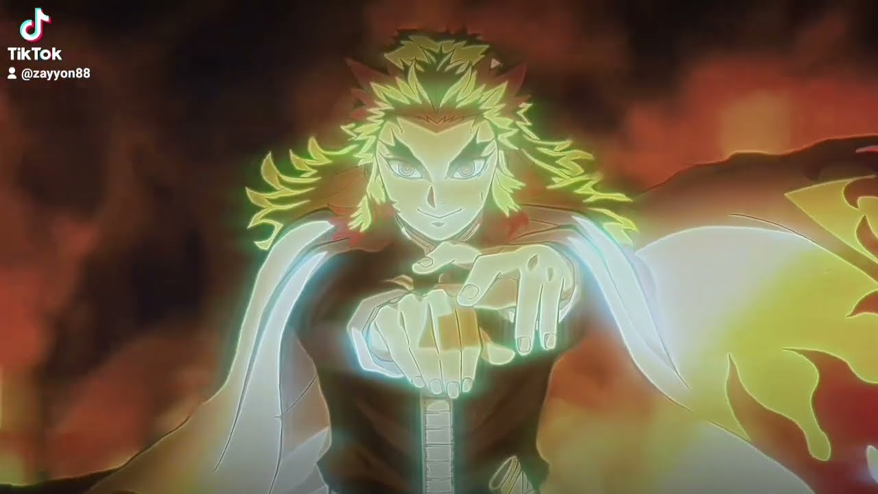 Demon slayer- Rengoku -edit -Espada