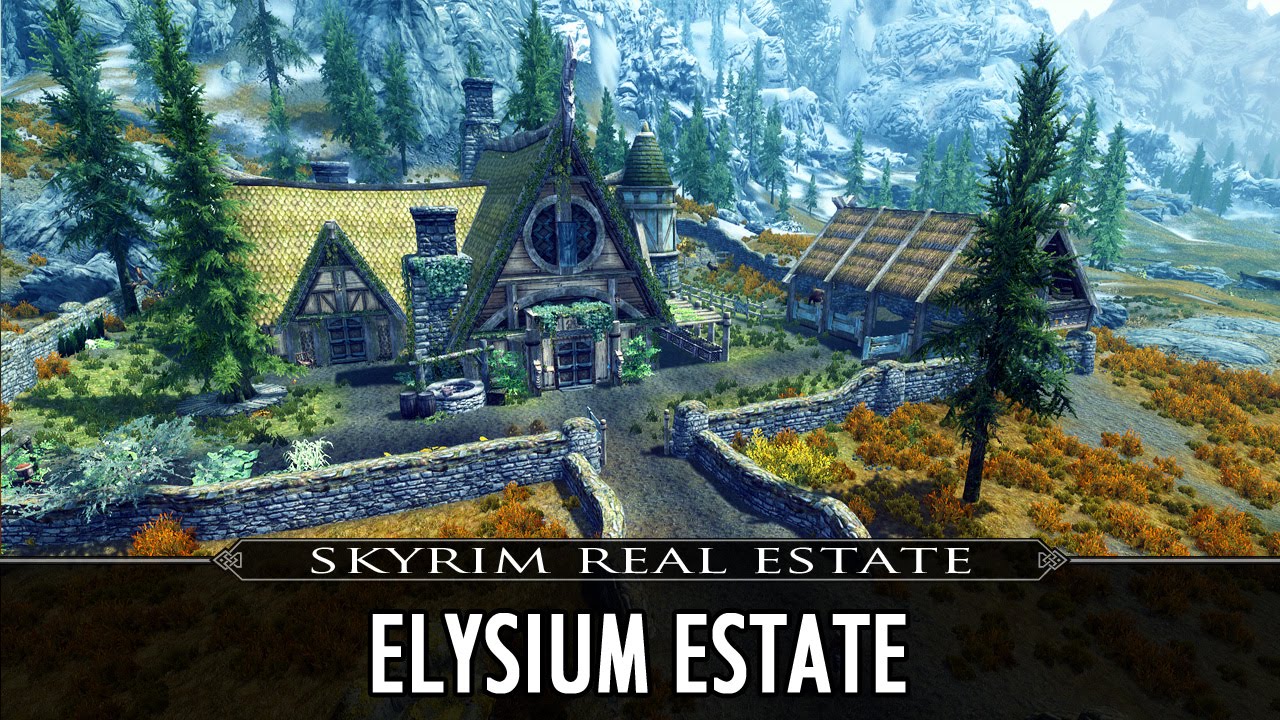 Probably the best player home mod in Skyrim, Elysium Estate : r/skyrim