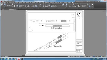 AutoCAD  Exploded View part 1