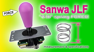 Sanwa JLF "6 lb" Spring Force - measurement and specifications