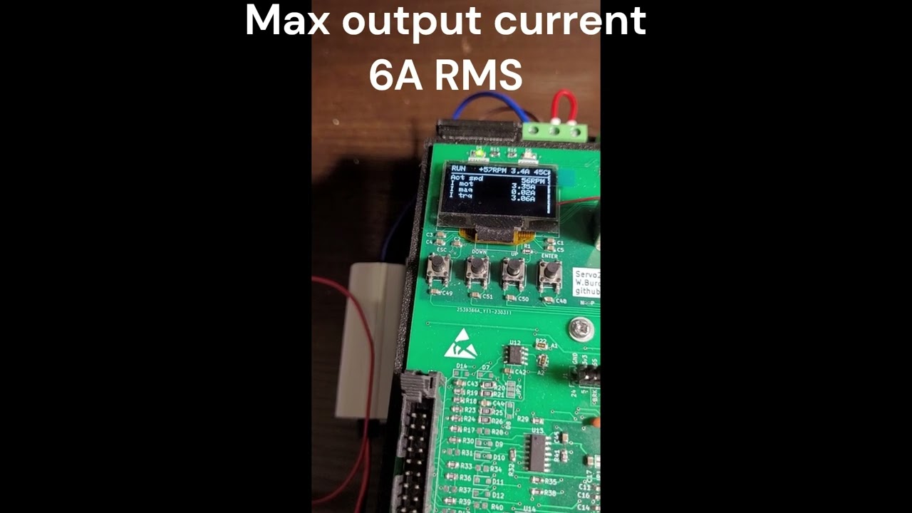 Servo 2 AC servomotor driver demo