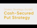 Trading a cashsecured put options strategy