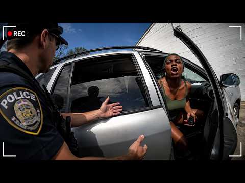 Passenger Escalates Traffic Stop — Officers Take Action