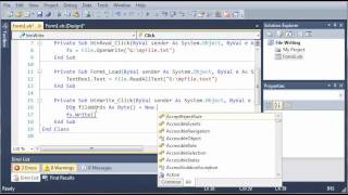 Visual Basic Tutorial - 126 - More On FileStreams