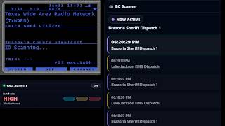 Brazoria County Texas Live Scanner 24/7