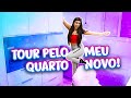 TOUR PELO MEU QUARTO NOVO - VÍDEO COMPLETO! MOSTREI TUDO PRA VOCÊS!