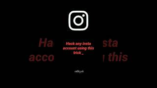 Hack Instagram account// 😂// #shorts #tech #hack #viral #yt