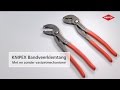 KNIPEX Bandveerklemtang met vastzetmechanisme