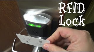 how an ILCO KABA Safelok RFID hotel Door Lock works