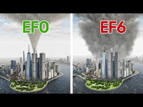 EF1vs EF6 TORNADO in New York City | Teardown Physics