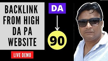 Create Free Do follow BAcklink from high DA PA website in Hindi