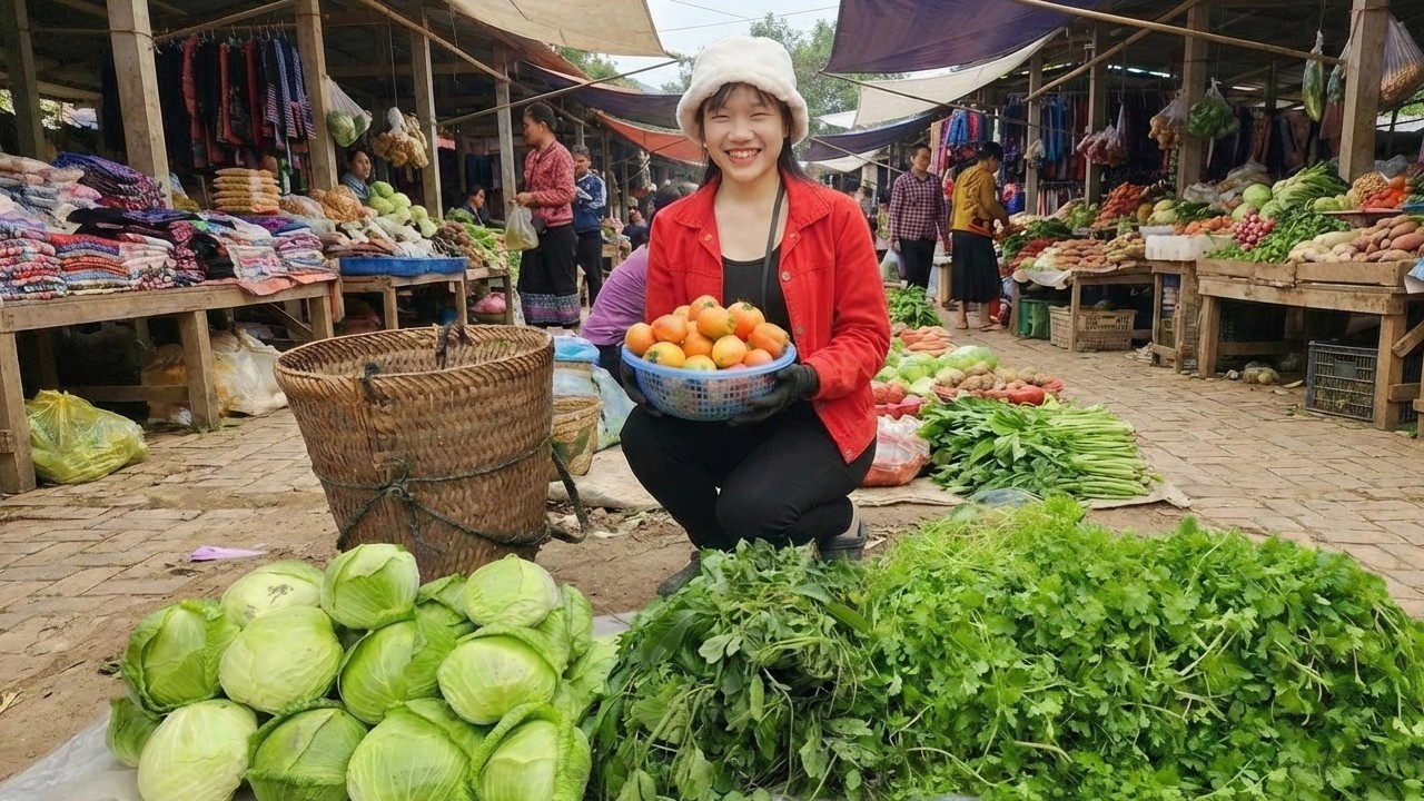 Harvesting 9999 + Harvest Cabbage Harve & Pumpkin, Goes To Market Sell | LIFE ON THE FARM