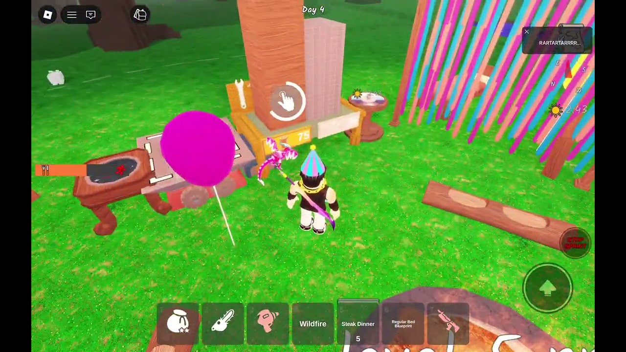 Update party 99 nights in the forest