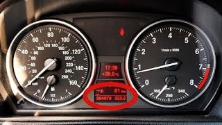 Определение пробега BMW 3 (E90/91/92/93)