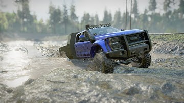 SnowRunner Mod Review | Ford F550 Elevation Edition Off Grid Spec - Console Friendly!