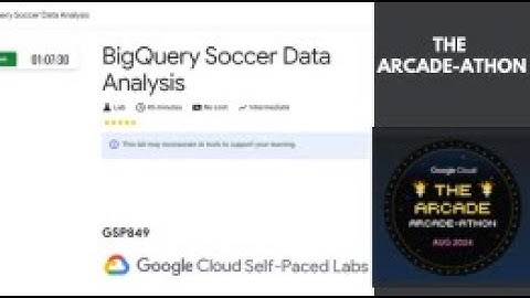 BigQuery Soccer Data Analysis || Lab Solution || The Arcade-athon ||  #qwiklabs || #GSP849