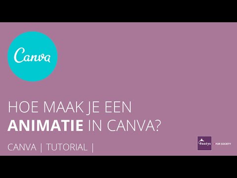 Video: Hoe voeg ik animaties toe in Canva?