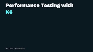 Performance Testing your web app with k6