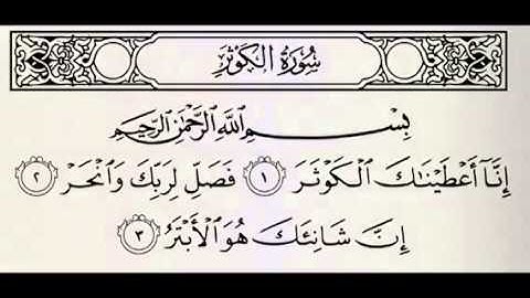 القارئ علي الحذيفي (قصار السور )