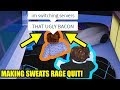 RAGING KID STARTS MAKING FUN OF HIMSELF LOL | Roblox Jailbreak