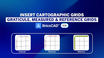 BricsCAD 2026: Mastering Cartographic Grids (UTM, Lat/Long, Reference) with SPCAD v25.1