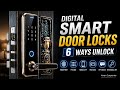 This Smart Lock Feels Illegal 😳 (Unlock 6 Ways!) #doors #diy #shorts #wood 