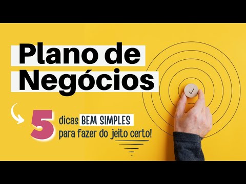 Vídeo: 5 Dicas Para Fazer Planos