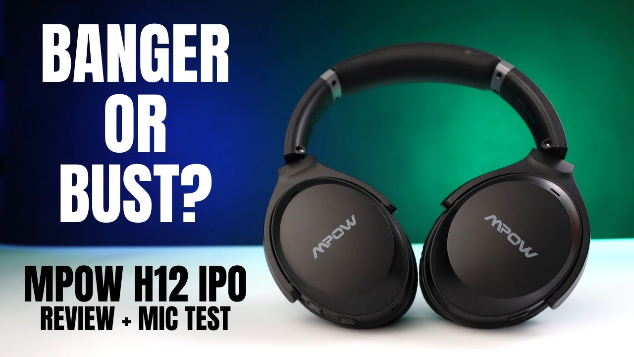MPOW H12 IPO Headphones | Headphones ANC for $30 | How Cheap is too Cheap? YouTube