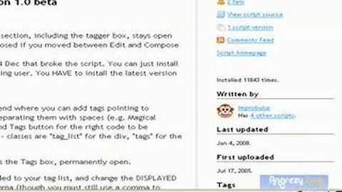 Technorati: tagging on Blogger with Firefox and Greasemonkey