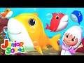 Baby Shark Song | Five Little Babies | Finger Family | Nursery Rhymes & Baby Songs  - Junior Squad